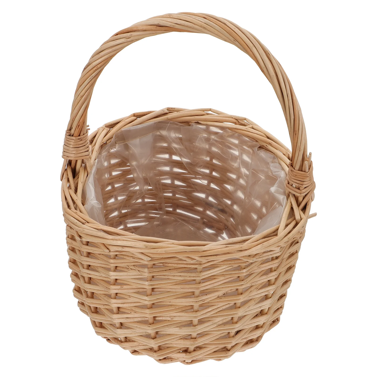 1pc Woven Flower Basket Portable Storage Basket For Fresh Dried Flowers Natural Hand-Woven Grass Holder Eco-Friendly Decorative
1pc Woven Flower Basket Portable Storage Basket For Fresh Dried Flowers Natural Hand-Woven Grass Holder Eco-Friendly Decorative