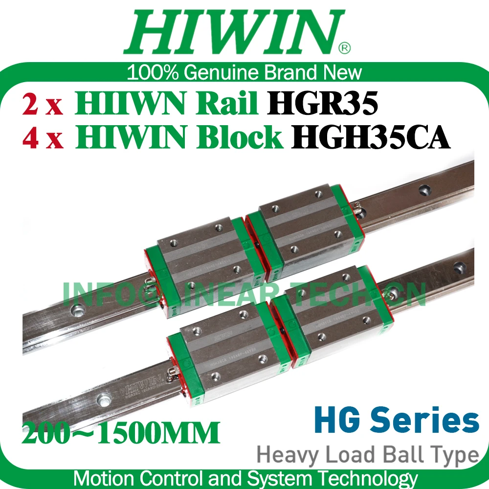 Original HIWIN HGH35CA Carriage Slide Block HGR35 Linear Guide 300 400 500 600 700 800 1000 1100 1200 1500MM Rail New HIWIN CNC
Original HIWIN HGH35CA Carriage Slide Block HGR35 Linear Guide 300 400 500 600 700 800 1000 1100 1200 1500MM Rail New HIWIN CNC