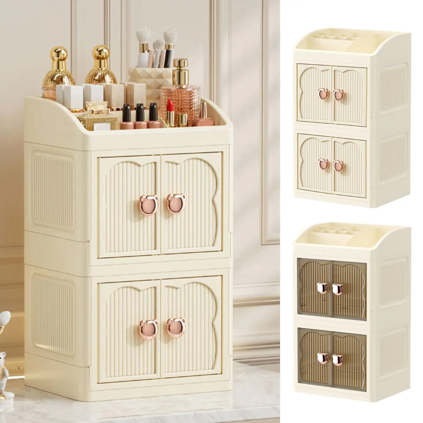 Makeup Organizer Countertop Makeup Storage Organizer Stackable 3 Tier Skin Care Stand Perfume Holder for Desk Girls Women Home 
Makeup Organizer Countertop Makeup Storage Organizer Stackable 3 Tier Skin Care Stand Perfume Holder for Desk Girls Women Home