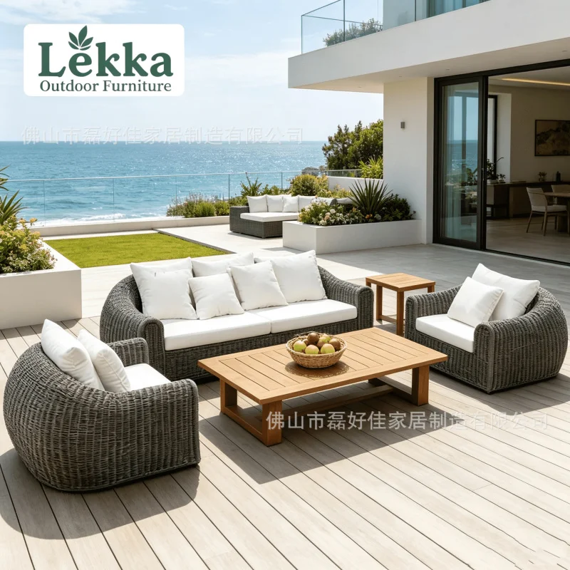 Customized Courtyard Waterproof And-Proof Outdoor Open-Rattan Sofa Terrace Garden Furniture Set
Customized Courtyard Waterproof And-Proof Outdoor Open-Rattan Sofa Terrace Garden Furniture Set