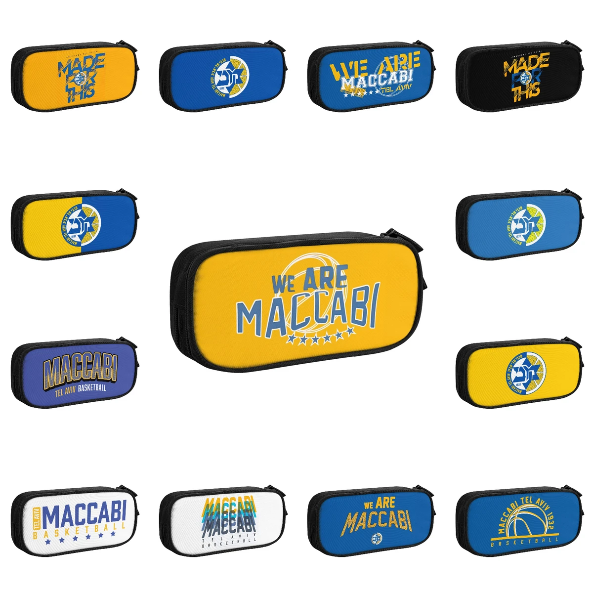 Maccabi Tel Aviv Basketball Big Capacity Pencil Pen Case Stationery Bag Pouch Holder Box Organizer Teens Girls Adults Student
Maccabi Tel Aviv Basketball Big Capacity Pencil Pen Case Stationery Bag Pouch Holder Box Organizer Teens Girls Adults Student