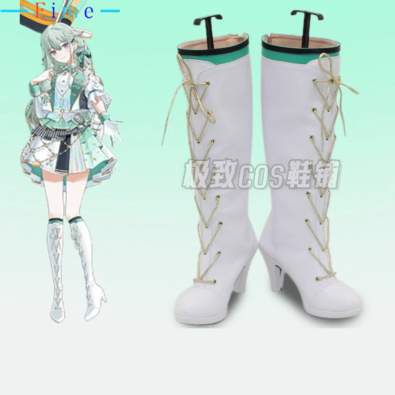 Обувь для косплея PJSK Kusanagi Nene, обувь из искусственной кожи, аксессуары для аниме, реквизит для косплея, белые сапоги для Хэллоуина и карнавала, изготовленные на заказ
Обувь для косплея PJSK Kusanagi Nene, обувь из искусственной кожи, аксессуары для аниме, реквизит для косплея, белые сапоги для Хэллоуина и карнавала, изготовленные на заказ