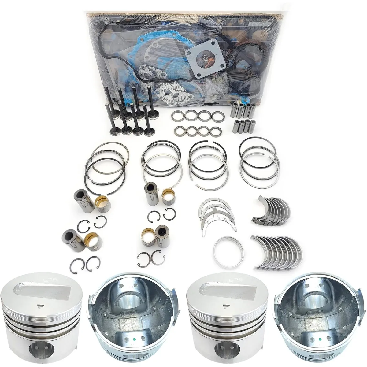 Комплект для капитального ремонта двигателя S4L (без гильзы цилиндра) для двигателя Mitsubishi S4L, нагрузчик MM35T LT360D CAT 304CR, экскаватор MT271
Комплект для капитального ремонта двигателя S4L (без гильзы цилиндра) для двигателя Mitsubishi S4L, нагрузчик MM35T LT360D CAT 304CR, экскаватор MT271