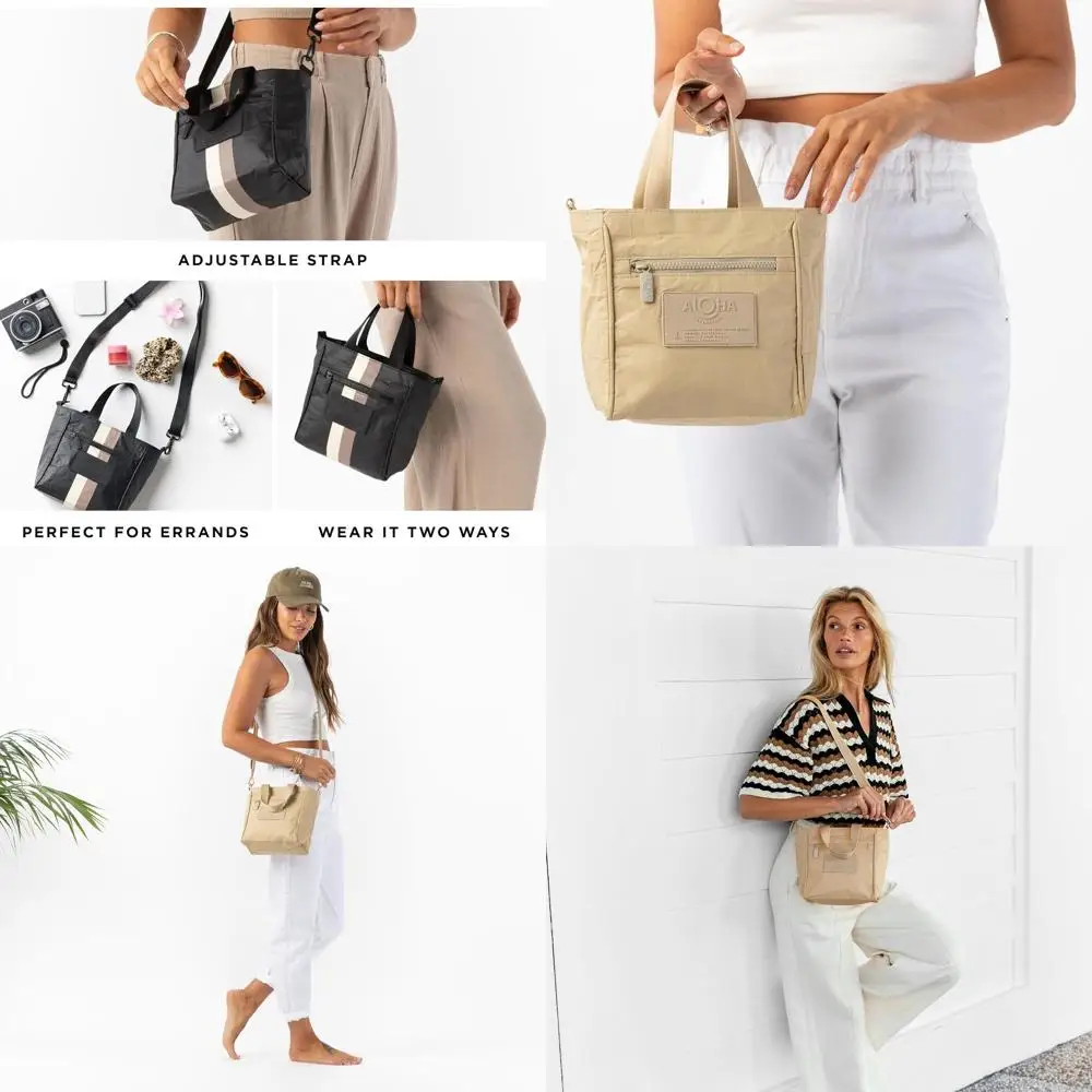 Mini Tote Bag: Lightweight, Splash-Proof Crossbody with Zip Closure for Travel and Everyday Use
Mini Tote Bag: Lightweight, Splash-Proof Crossbody with Zip Closure for Travel and Everyday Use