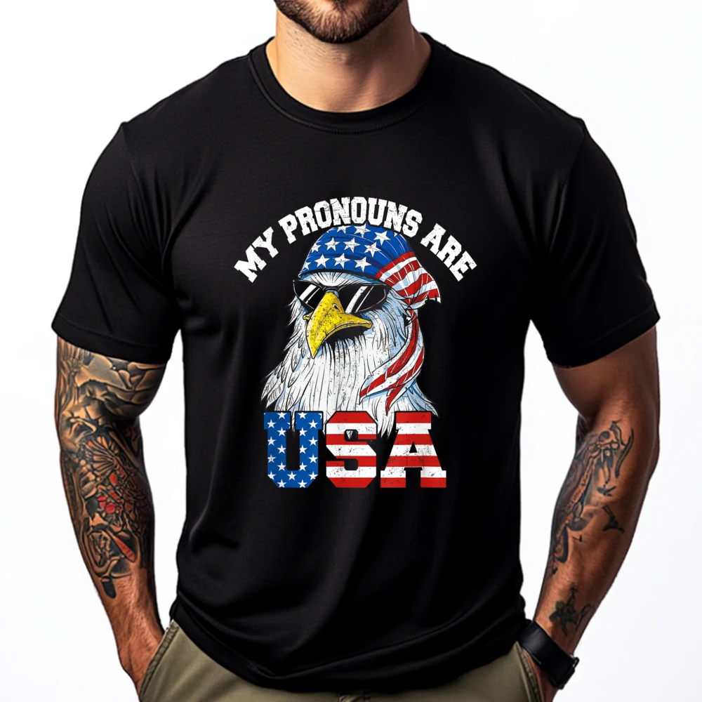 My Pronouns Are USA Patriotic Eagle Funny 4th of July Big And Tall T Shirts Oversized T Shirt Memorial Day
My Pronouns Are USA Patriotic Eagle Funny 4th of July Big And Tall T Shirts Oversized T Shirt Memorial Day