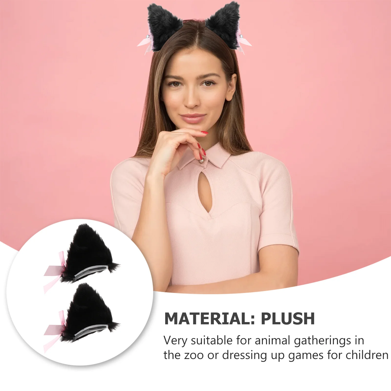 1 Pair Ear Hair Clips Hairpin Ornament Imitation Rabbit For Halloween Cosplay Party Family Gathering Decoration Accessory
1 Pair Ear Hair Clips Hairpin Ornament Imitation Rabbit For Halloween Cosplay Party Family Gathering Decoration Accessory