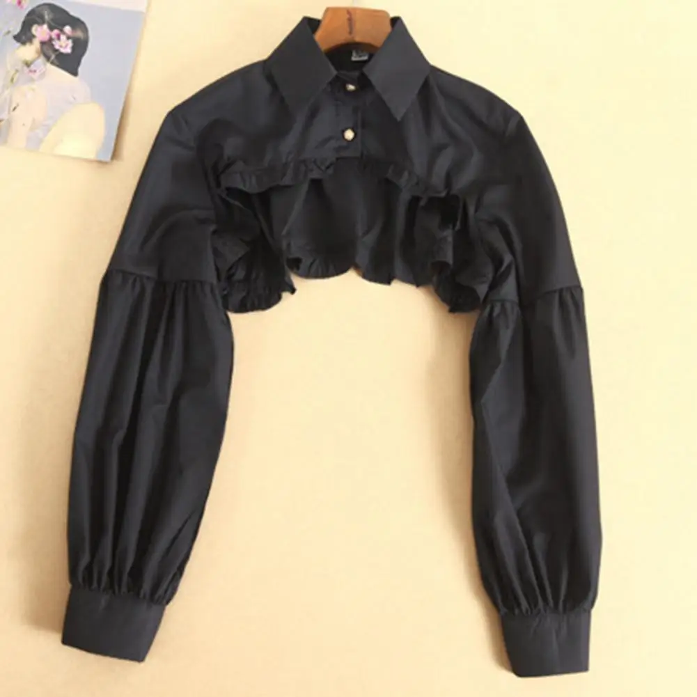 Collar Necklace Detachable Collar Women's Ruffle Stitching Hem Fake Collar Sweater Decorative Single Breasted Lantern Sleeve
Collar Necklace Detachable Collar Women's Ruffle Stitching Hem Fake Collar Sweater Decorative Single Breasted Lantern Sleeve