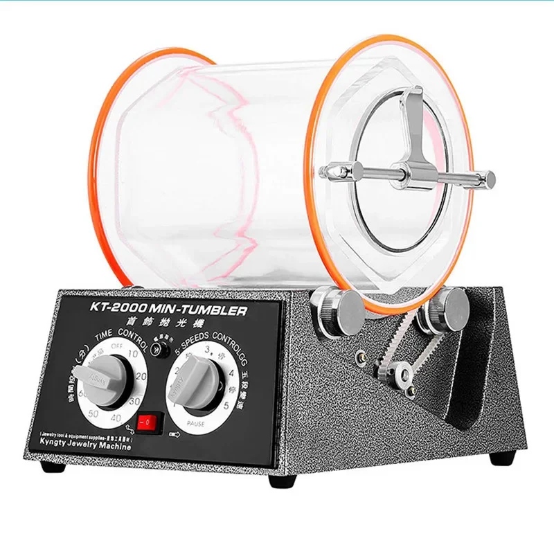 KT-2000 Jewelry Polisher Tumbler 5Kg Mini Polisher Tumbler Rotary Tumbler Surface Polisher Jewelry Polishing Finishing Machine
KT-2000 Jewelry Polisher Tumbler 5Kg Mini Polisher Tumbler Rotary Tumbler Surface Polisher Jewelry Polishing Finishing Machine