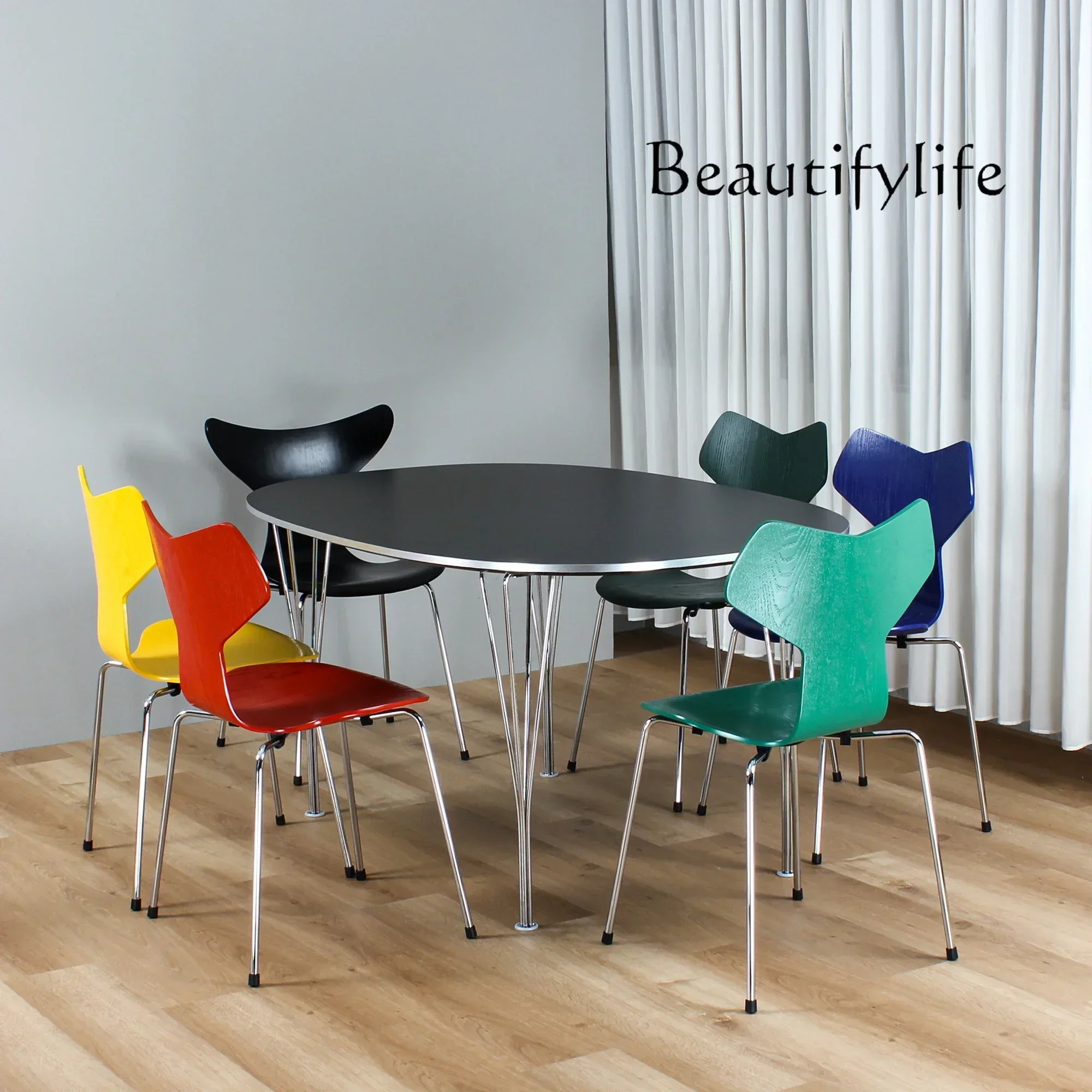 N44 S Original Replica Ultra-oval Table Nordic Danish Classic Design Bauhaus Style White Dining Table
N44 S Original Replica Ultra-oval Table Nordic Danish Classic Design Bauhaus Style White Dining Table