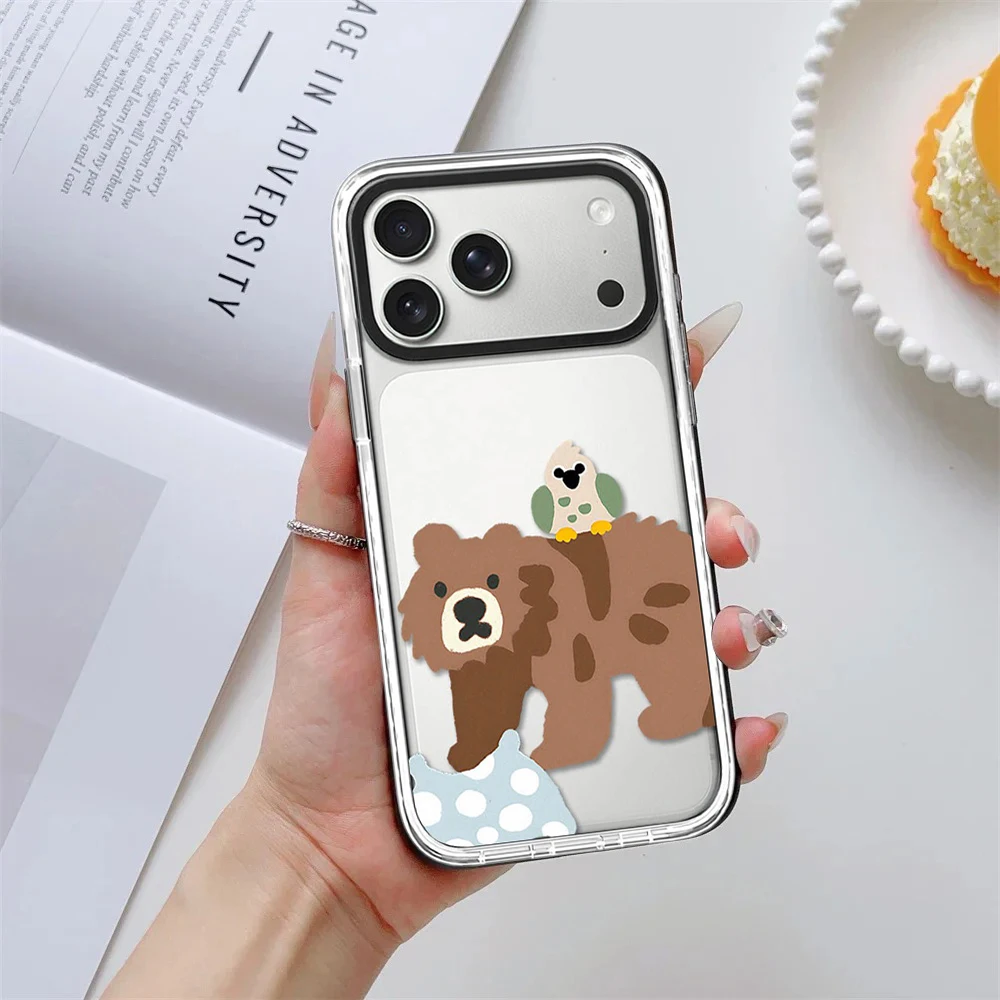 Cartoon Graffiti Brown Bear White Border Magnetic Impact Phone Cover for IPhone 12 13 14 15 16 17 Pro Max Case for IPhone 17 Air
Cartoon Graffiti Brown Bear White Border Magnetic Impact Phone Cover for IPhone 12 13 14 15 16 17 Pro Max Case for IPhone 17 Air