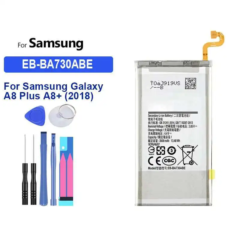 Аккумулятор мобильного телефона 3500 мАч для Samsung Galaxy A8 Plus A8 + 2018 SM-A730 A730F A730DS A730X Надежная замена EB-BA730ABE
Аккумулятор мобильного телефона 3500 мАч для Samsung Galaxy A8 Plus A8 + 2018 SM-A730 A730F A730DS A730X Надежная замена EB-BA730ABE