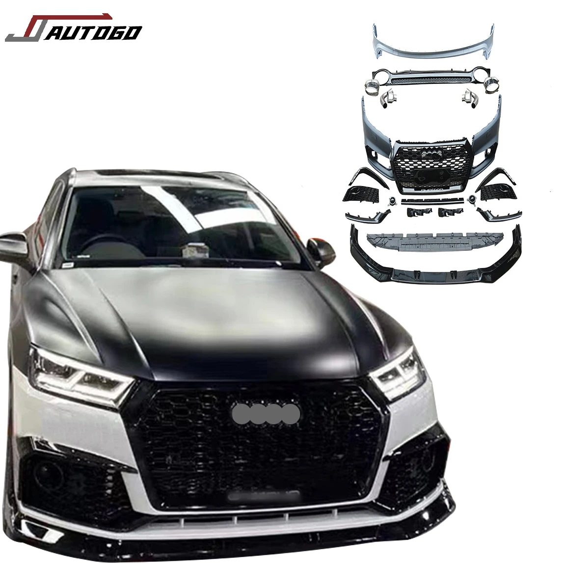 Заводская горячая распродажа обвеса для Audi Q5 SQ5 18-20 Обновление Sport RSQ5 в сотовом стиле с передним + задним бампером + решеткой в сборе
Заводская горячая распродажа обвеса для Audi Q5 SQ5 18-20 Обновление Sport RSQ5 в сотовом стиле с передним + задним бампером + решеткой в сборе