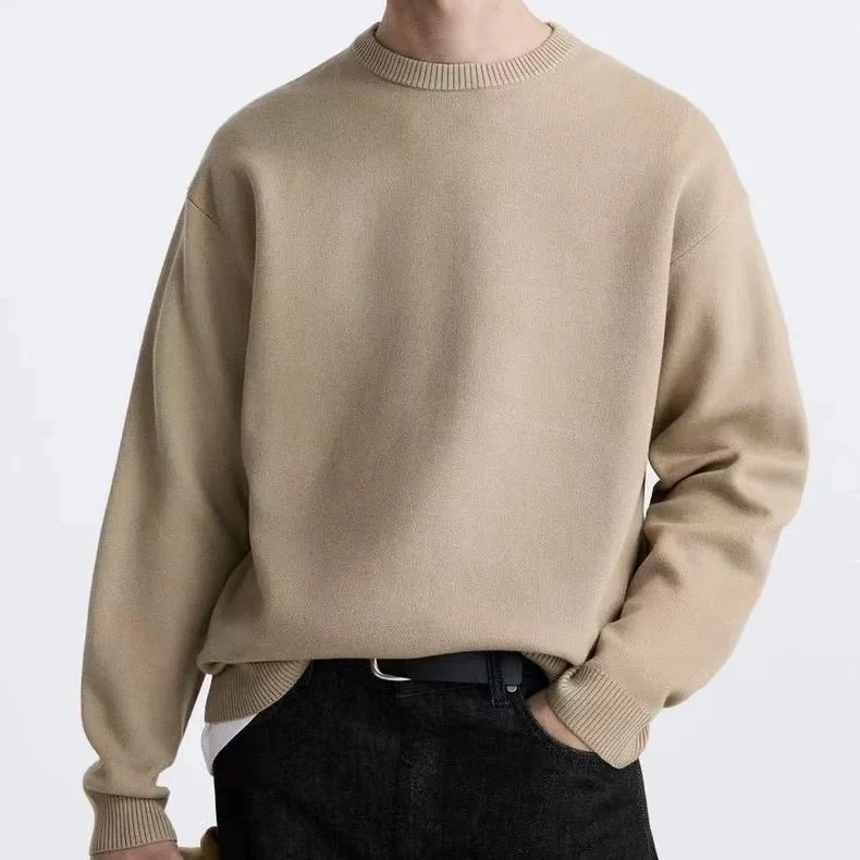 Soft Texture Long Sve Knitted Pure Color round Ne Sweater for Couples Spring Autumn Comfortable Breathable Warm Cotton B...
Soft Texture Long Sve Knitted Pure Color round Ne Sweater for Couples Spring Autumn Comfortable Breathable Warm Cotton B...