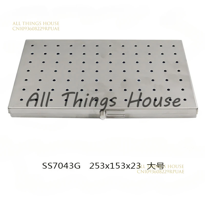 Ophthalmic stainless steel sterilization box Microsurgical instrument size single double layer
Ophthalmic stainless steel sterilization box Microsurgical instrument size single double layer