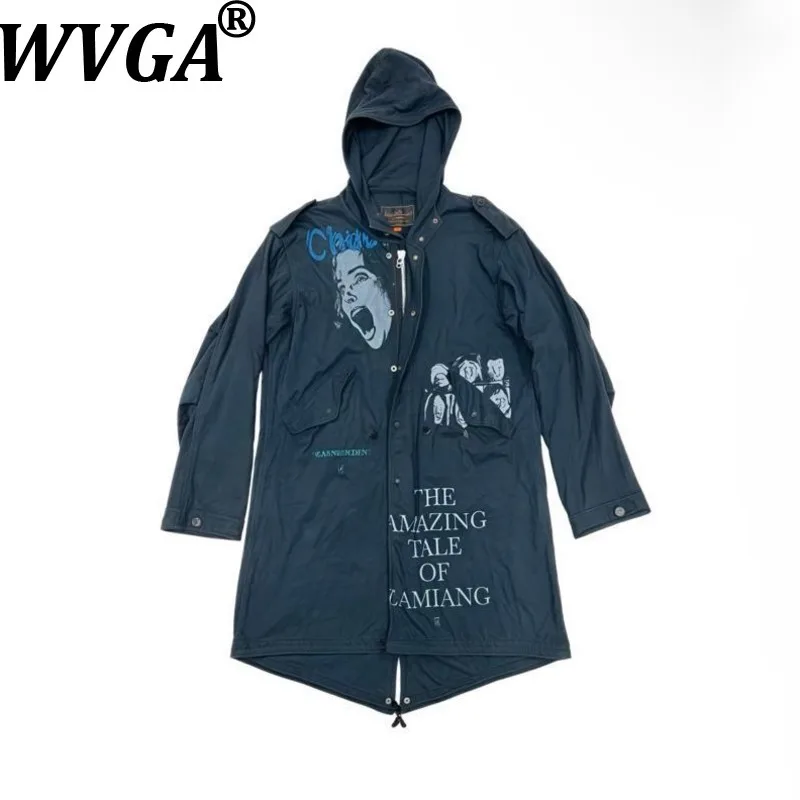 Мужская демисезонная куртка WVGA с принтом, модная, с длинным рукавом, с капюшоном, деконструированная, нишевая, шикарная, повседневная, на молнии, Ins W21348
Мужская демисезонная куртка WVGA с принтом, модная, с длинным рукавом, с капюшоном, деконструированная, нишевая, шикарная, повседневная, на молнии, Ins W21348