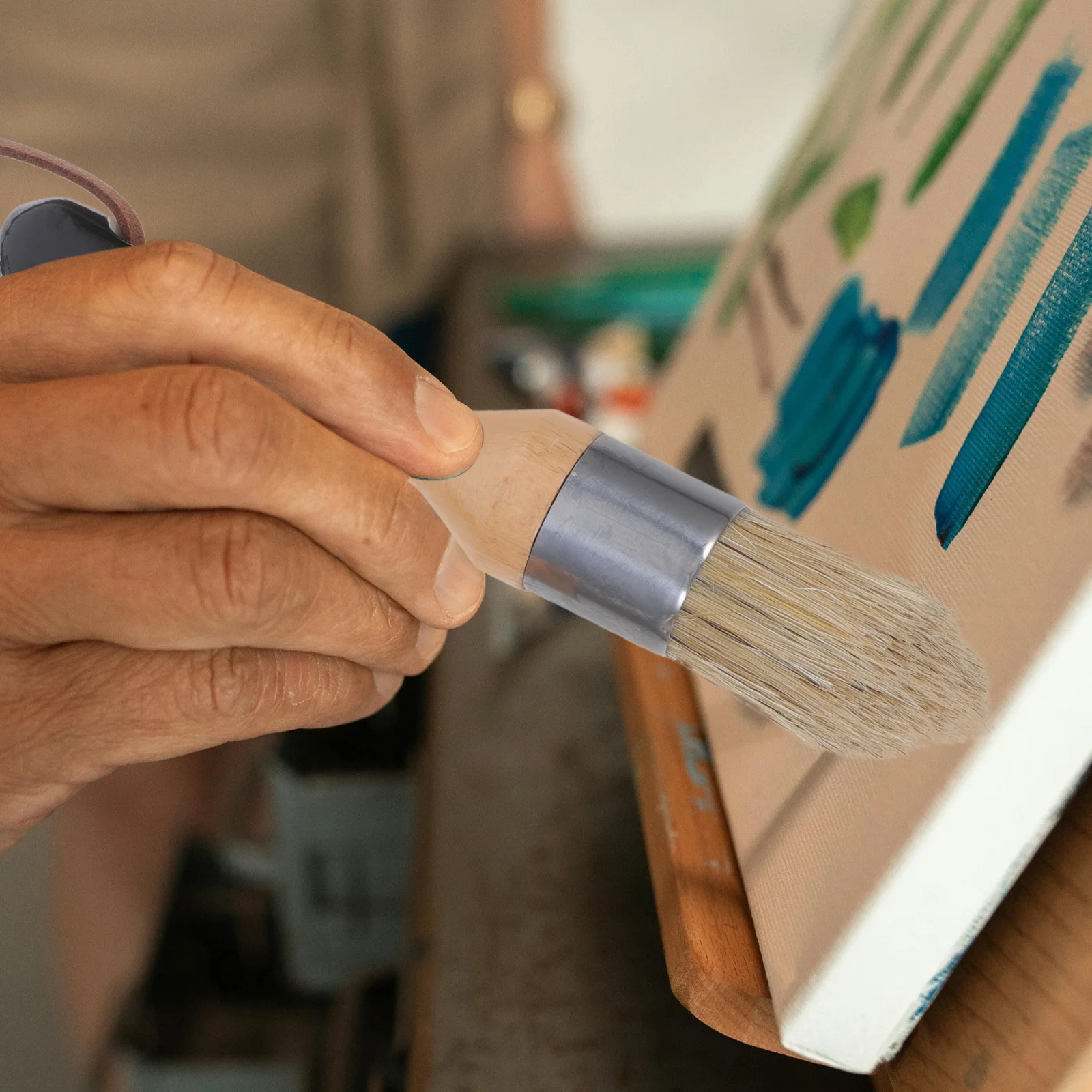 Paint Brushes Set Round Flat Bristle Brushes For Acrylic Oil Watercolor Painting Wood Stain Waxing Craft Art Decor
Paint Brushes Set Round Flat Bristle Brushes For Acrylic Oil Watercolor Painting Wood Stain Waxing Craft Art Decor