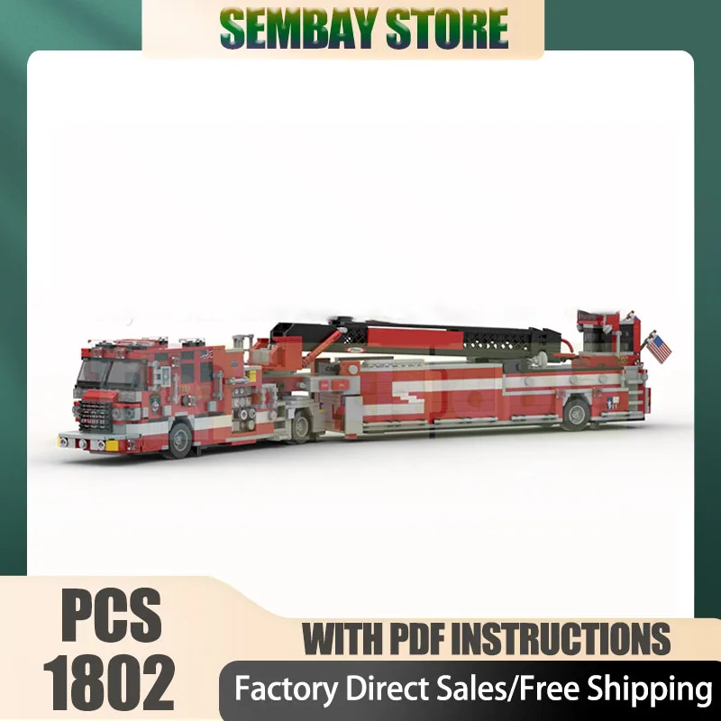 Пожарная модель Moc, строительные кирпичи, модульная румпель, лестница, модель грузовика, технологические блоки, рождественские игрушки «сделай сам», строительные подарки
Пожарная модель Moc, строительные кирпичи, модульная румпель, лестница, модель грузовика, технологические блоки, рождественские игрушки «сделай сам», строительные подарки