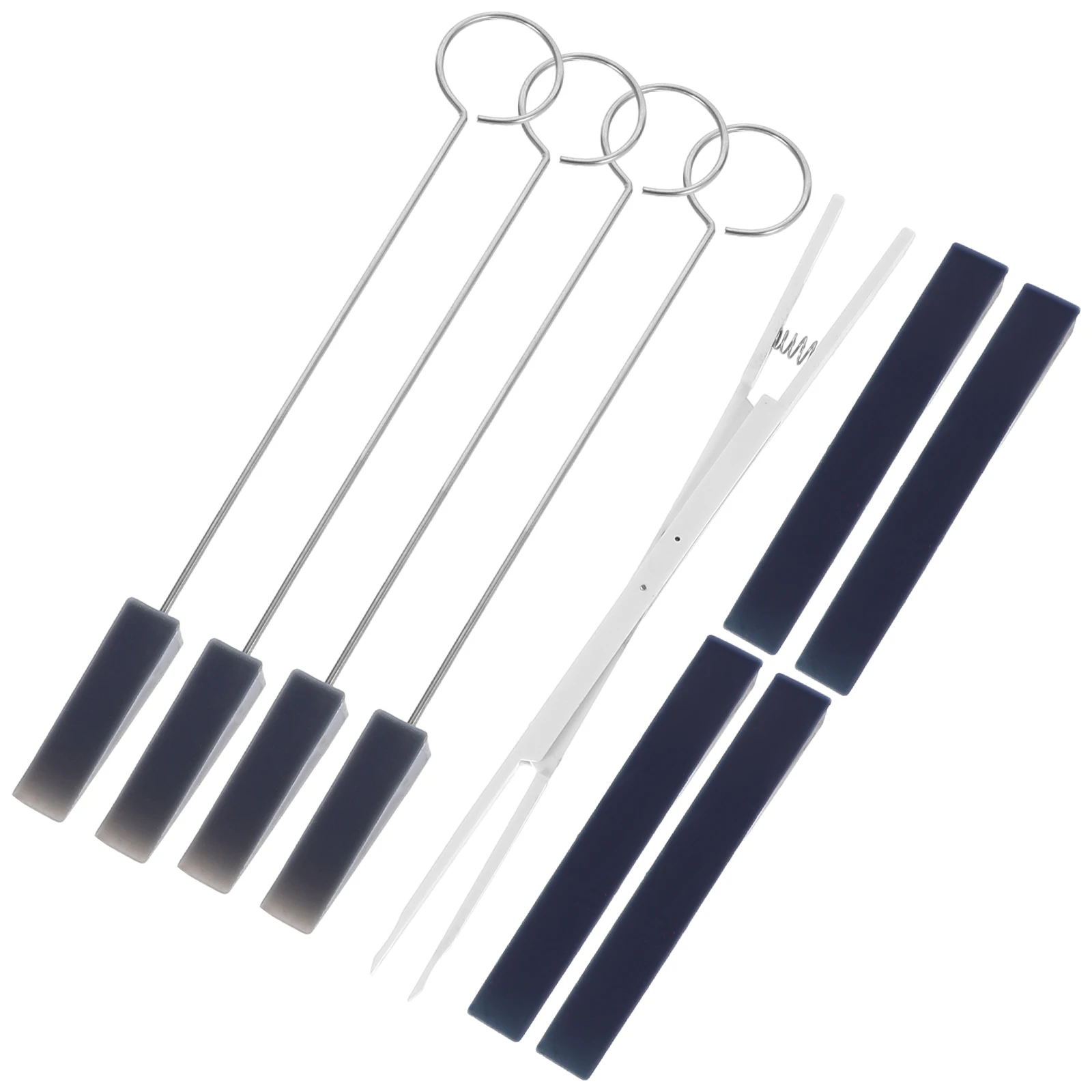 1 set Piano Tuning Mute Tool White Clamp 4 Forks Rubber Practical Mute Clip for Instrument Supplies
1 set Piano Tuning Mute Tool White Clamp 4 Forks Rubber Practical Mute Clip for Instrument Supplies