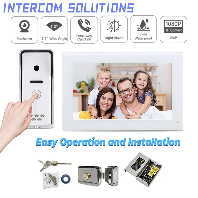 Best Price 7 Inch Color HD Video Door Phone Wired Villa Waterproof Video Intercom System
Best Price 7 Inch Color HD Video Door Phone Wired Villa Waterproof Video Intercom System