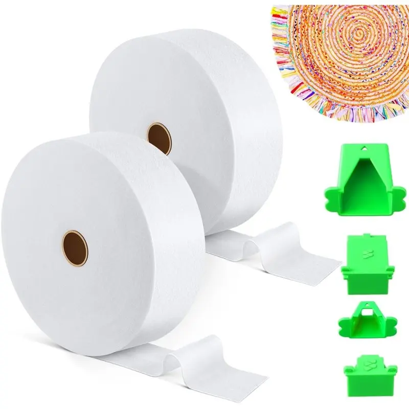 AB46-2 Rolls 100 Yards Total 2 1/4 Inch Cotton Blend Quilt Batting For Quilting, Rug, Braided Mats, DIY Sewing Projects
AB46-2 Rolls 100 Yards Total 2 1/4 Inch Cotton Blend Quilt Batting For Quilting, Rug, Braided Mats, DIY Sewing Projects