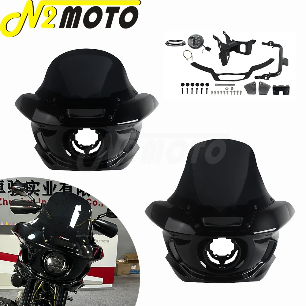 ST Fairing For Low Rider S Motorcycle Headlight Fairing Windscreen Bracket Support For Harley Softail FXLR FXLRS FXBBS 2018-2025
ST Fairing For Low Rider S Motorcycle Headlight Fairing Windscreen Bracket Support For Harley Softail FXLR FXLRS FXBBS 2018-2025