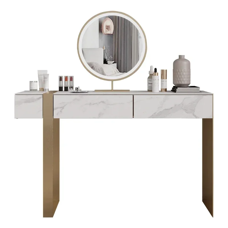 H~Stone Plate Dresser Modern Simple Small Master Bedroom Light Luxury with LED Dresser Makeup Table
H~Stone Plate Dresser Modern Simple Small Master Bedroom Light Luxury with LED Dresser Makeup Table