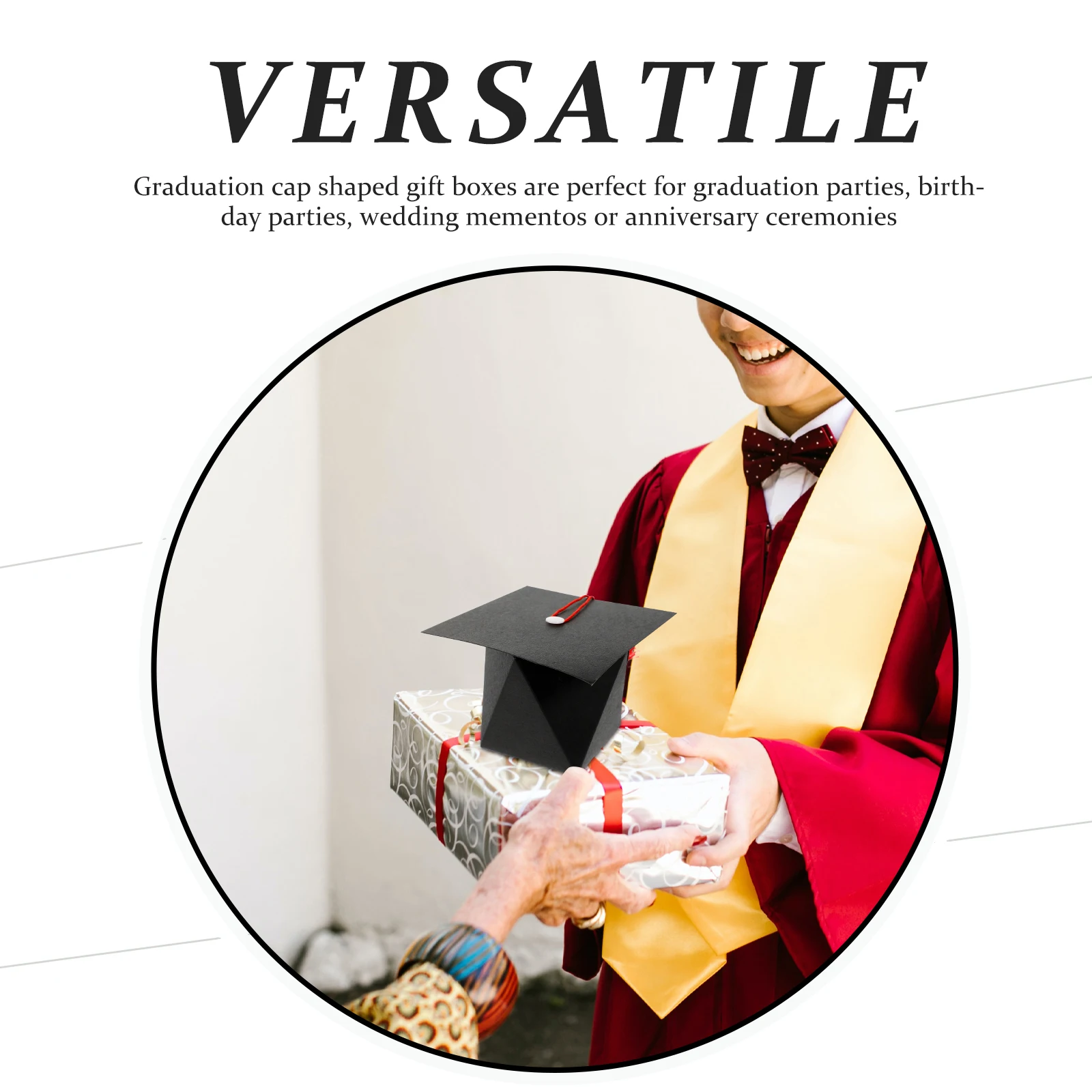 50 Pcs Bachelor's Hat Wedding Candy Box Graduation Bags Mini Cap Portable Tableware Paper Boxes Containers Child
50 Pcs Bachelor's Hat Wedding Candy Box Graduation Bags Mini Cap Portable Tableware Paper Boxes Containers Child