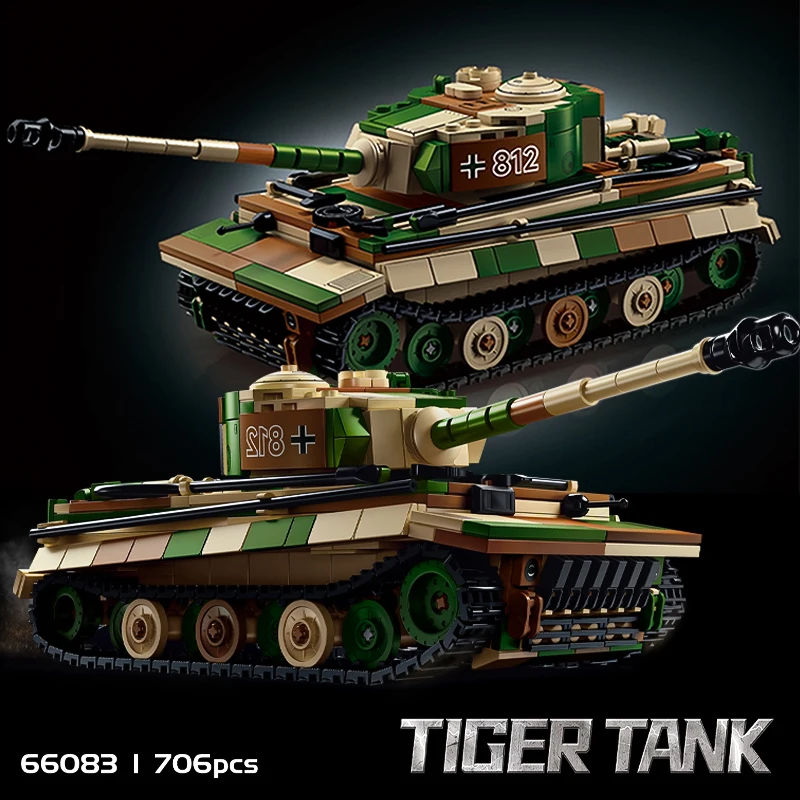 Вторая мировая война Tiger King Tiger Heavy Tank Building, военная серия интеллектуальной сборки игрушек, модель, бронированное камуфляжное издание
Вторая мировая война Tiger King Tiger Heavy Tank Building, военная серия интеллектуальной сборки игрушек, модель, бронированное камуфляжное издание