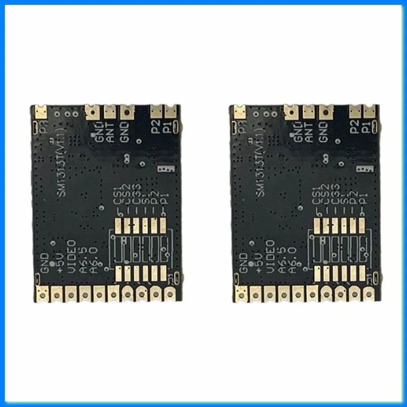 2PCS SM1312T 1.2G 1.3G 1.6W FPV VTX 16CH Wireless Transmitter Module Adjustable Power PAL/NTSC for FPV RC Drone Models-A32R
2PCS SM1312T 1.2G 1.3G 1.6W FPV VTX 16CH Wireless Transmitter Module Adjustable Power PAL/NTSC for FPV RC Drone Models-A32R