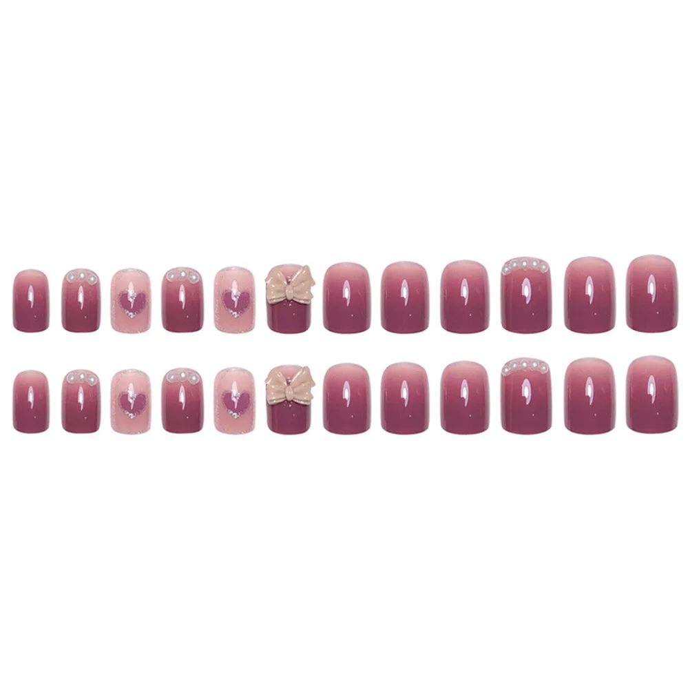 24pcs Butterfly Knot Press On Nails Medium False Nail Tips For Women Diy Glue On Manicure Fake Nails Decorative Plastic
24pcs Butterfly Knot Press On Nails Medium False Nail Tips For Women Diy Glue On Manicure Fake Nails Decorative Plastic