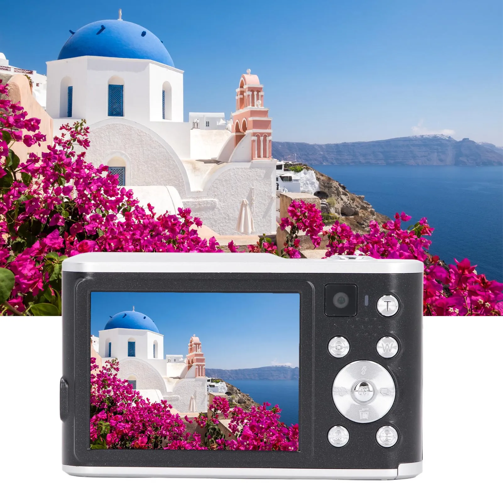 Pocket Camera Autofocus 16x Zoom Anti Shake Dual Lens 44MP Digital Camera 2.4 Inch IPS Display with Wrist Strap for Graduation
Pocket Camera Autofocus 16x Zoom Anti Shake Dual Lens 44MP Digital Camera 2.4 Inch IPS Display with Wrist Strap for Graduation