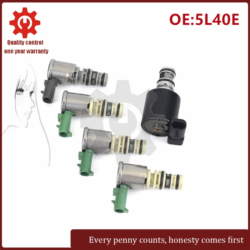 Genuine high quality 5L40E Car Automatic Transmission Solenoid Kit For GM & BMW
Genuine high quality 5L40E Car Automatic Transmission Solenoid Kit For GM & BMW