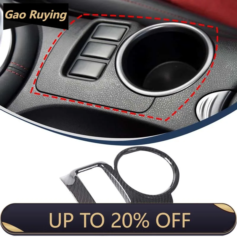 Gao Ruying для Nissan 370Z Z34 2009-2020, настоящее углеродное волокно, центральная отделка чашки для воды, рамка, крышка, аксессуары для интерьера автомобиля
Gao Ruying для Nissan 370Z Z34 2009-2020, настоящее углеродное волокно, центральная отделка чашки для воды, рамка, крышка, аксессуары для интерьера автомобиля