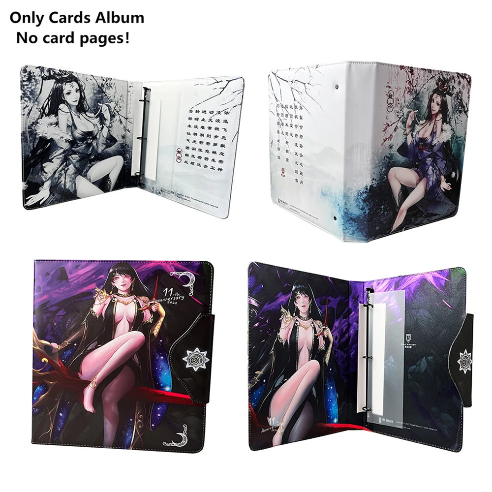 TIME WALKER 9 Pockets 3 Ring Binder Cartoon Book PU Leather Cards Binder TCG Game Cards Album For Board Game Home,Office YGO/PKM
TIME WALKER 9 Pockets 3 Ring Binder Cartoon Book PU Leather Cards Binder TCG Game Cards Album For Board Game Home,Office YGO/PKM