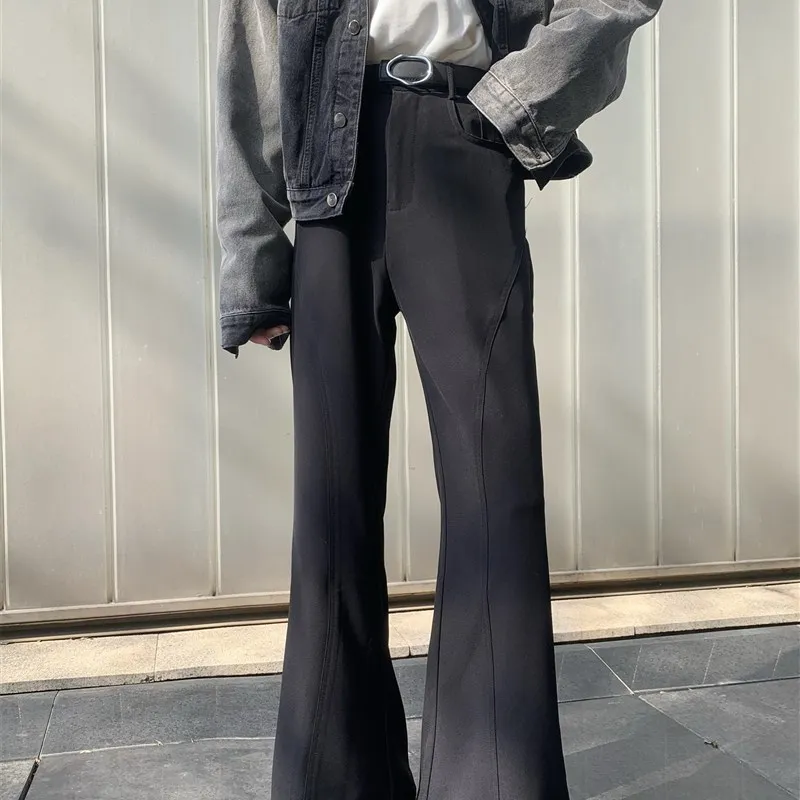 Прямые брюки в стиле High-Street для мужчин и женщин, корейские длинные леггинсы, слегка расклешенные брюки, повседневная одежда для пар, на все сезоны
Прямые брюки в стиле High-Street для мужчин и женщин, корейские длинные леггинсы, слегка расклешенные брюки, повседневная одежда для пар, на все сезоны