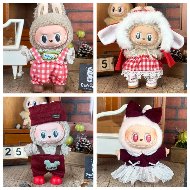 (Only clothes) Gentle pink checkered style and high-end wine red allow your dolls to showcase their unique charm in any scene
(Only clothes) Gentle pink checkered style and high-end wine red allow your dolls to showcase their unique charm in any scene