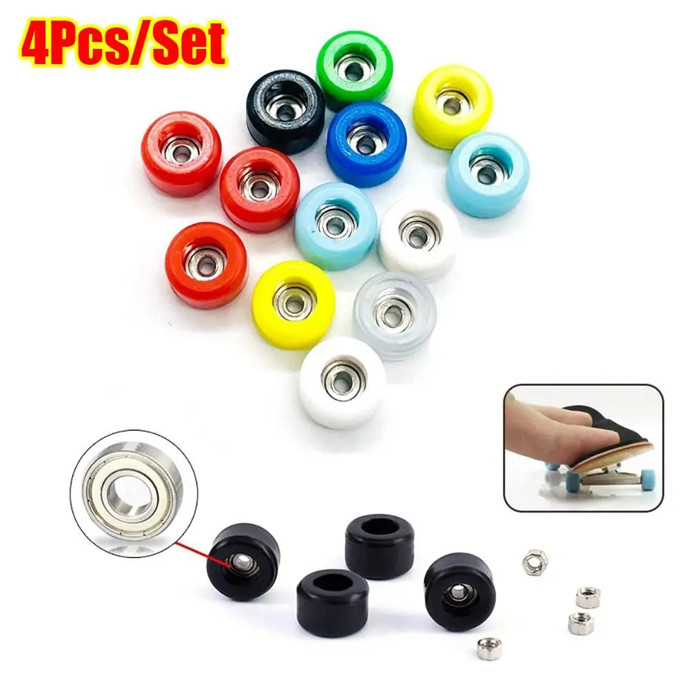 4Pcs Durable Professional Bearing Wheel Urethane PU Metal Fingerboard Wheels Mini CNC Finger Skate Board Accessory
4Pcs Durable Professional Bearing Wheel Urethane PU Metal Fingerboard Wheels Mini CNC Finger Skate Board Accessory