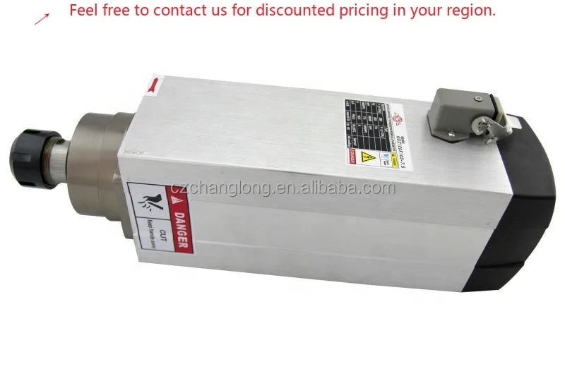 7.5kw Er32 18000 Rpm Air Cooling High Speed Electric Spindle Motor For Wood Cnc Router
7.5kw Er32 18000 Rpm Air Cooling High Speed Electric Spindle Motor For Wood Cnc Router