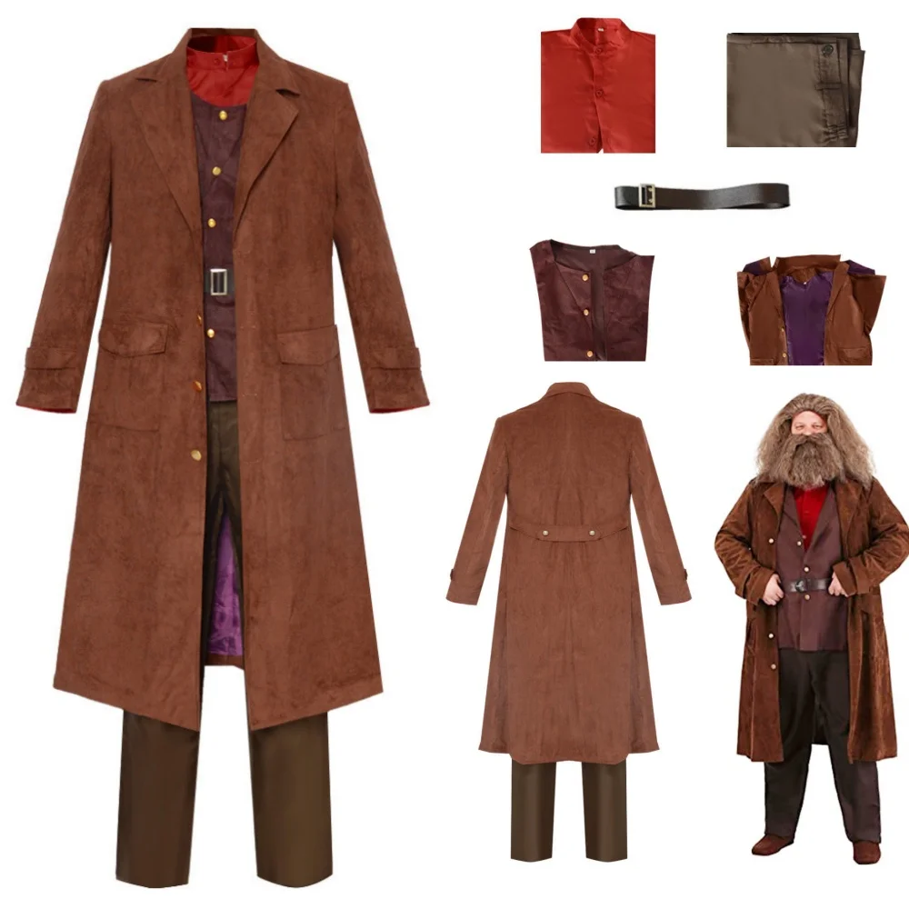 Rubeus Cos Hagrid Cosplay Costume Uniform Adult Men Sets Rubeus Hagrid Cosplay Clothings Men's Coat
Rubeus Cos Hagrid Cosplay Costume Uniform Adult Men Sets Rubeus Hagrid Cosplay Clothings Men's Coat