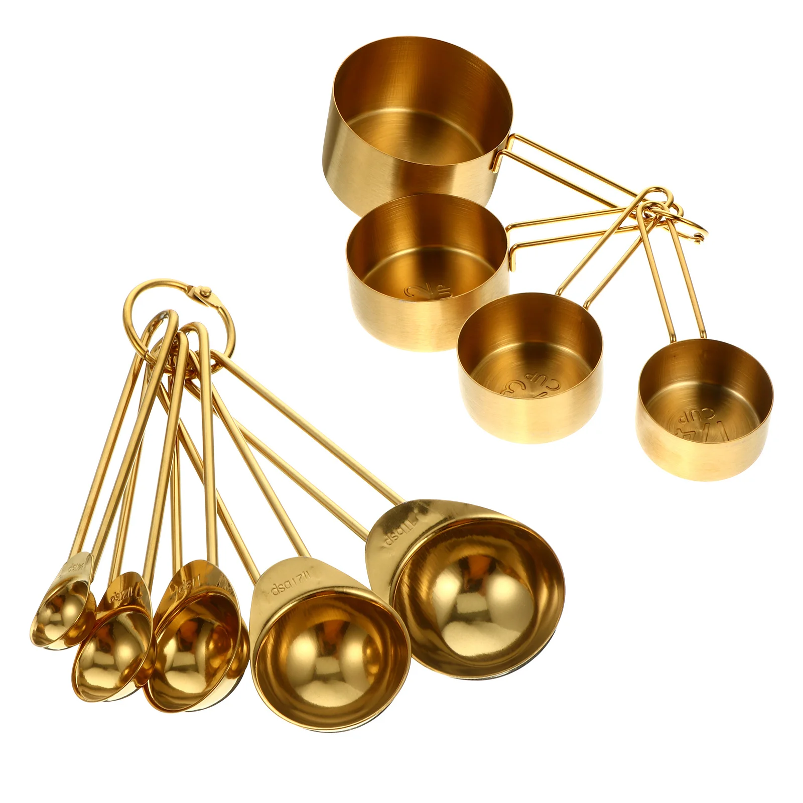 9pcs Baking Tool Set Stainless Steel Measuring Cups Spoons Kitchen Utensils Household Measuring Container Milk Coffee Juice
9pcs Baking Tool Set Stainless Steel Measuring Cups Spoons Kitchen Utensils Household Measuring Container Milk Coffee Juice