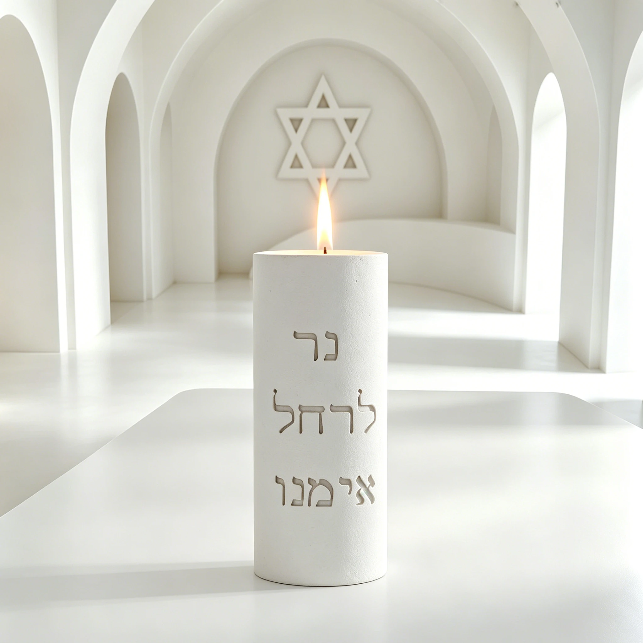 Cylinder Remembrance Candle Holder Silicone Mold for Israeli Home Blessing,Jewish Blessed Rachel Mother Candle Mold,
Cylinder Remembrance Candle Holder Silicone Mold for Israeli Home Blessing,Jewish Blessed Rachel Mother Candle Mold,