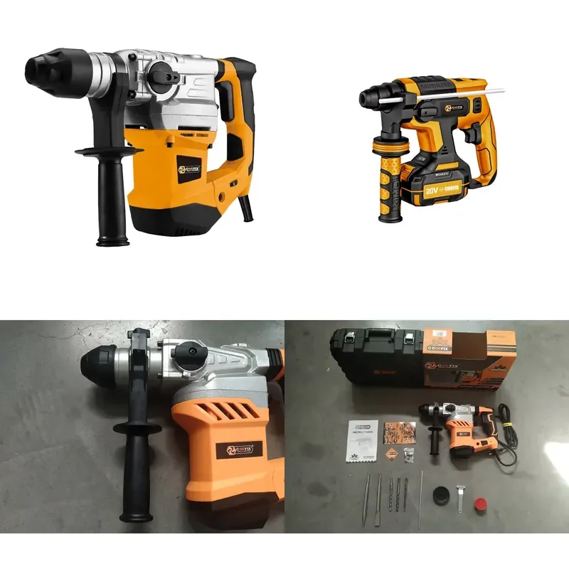 【CHIMU HOME】 Rotary Hammer Drill 10mm 850W Corded Power Tool for Concrete Masonry Drilling
【CHIMU HOME】 Rotary Hammer Drill 10mm 850W Corded Power Tool for Concrete Masonry Drilling