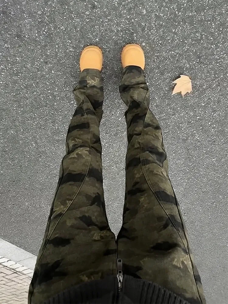 American Style Camouflage Wide Leg Slant Cut Denim Pants Men's High Street Vibe Workwear Cleanfit Slim Straight Pants
American Style Camouflage Wide Leg Slant Cut Denim Pants Men's High Street Vibe Workwear Cleanfit Slim Straight Pants