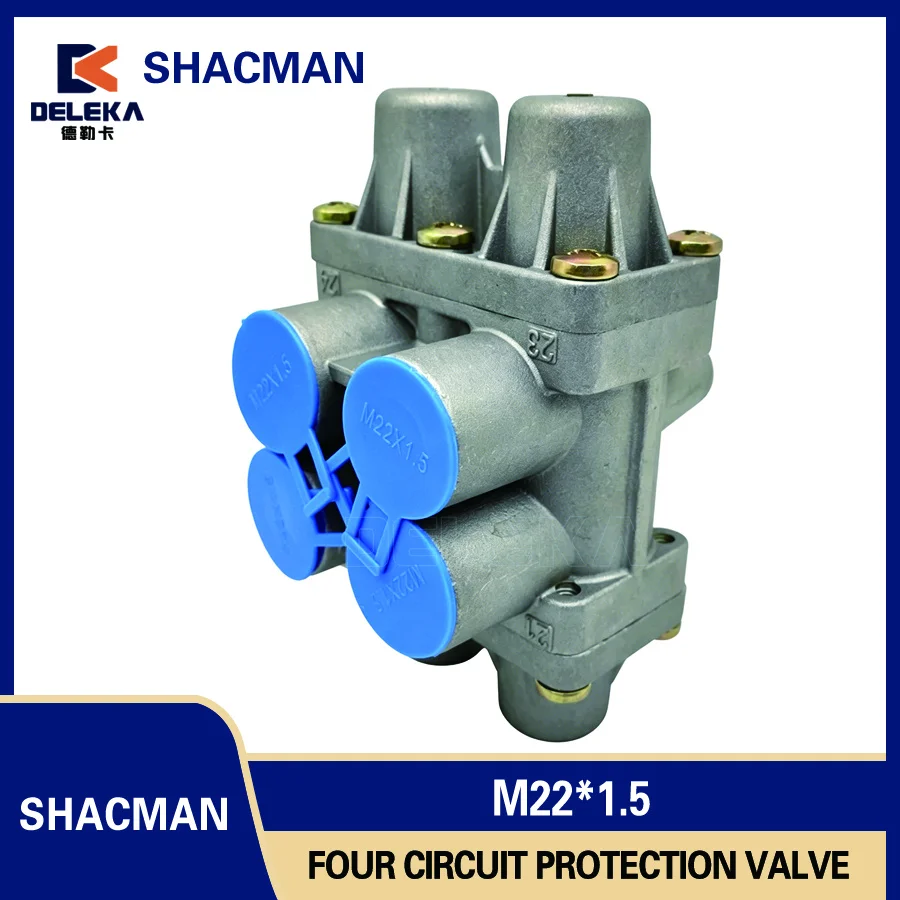 M22*1.5 Four Circuit Protection Valve Shacman Delong F3000 New M3000 X3000
M22*1.5 Four Circuit Protection Valve Shacman Delong F3000 New M3000 X3000