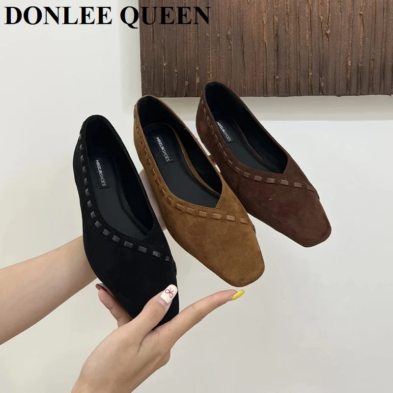 Новые роскошные брендовые дизайнерские туфли на плоской подошве, женские элегантные плетеные балетки на плоской подошве с квадратным носком, женские повседневные лоферы на мелкой подошве, мягкие Mujer
Новые роскошные брендовые дизайнерские туфли на плоской подошве, женские элегантные плетеные балетки на плоской подошве с квадратным носком, женские повседневные лоферы на мелкой подошве, мягкие Mujer