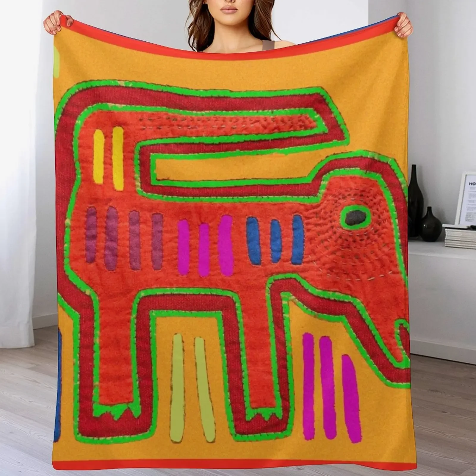 Mola Perro Throw Blanket Air Conditioner Soft Blanket for Office Home
Mola Perro Throw Blanket Air Conditioner Soft Blanket for Office Home
