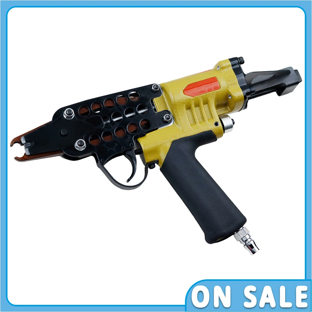 SC7E/SC7E-12 Pneumatic Air C Ring Tool C-type Stapler 4.8-8mm/7.8-10mm for Mattress Fencing Wire Cages Auto Upholstery
SC7E/SC7E-12 Pneumatic Air C Ring Tool C-type Stapler 4.8-8mm/7.8-10mm for Mattress Fencing Wire Cages Auto Upholstery