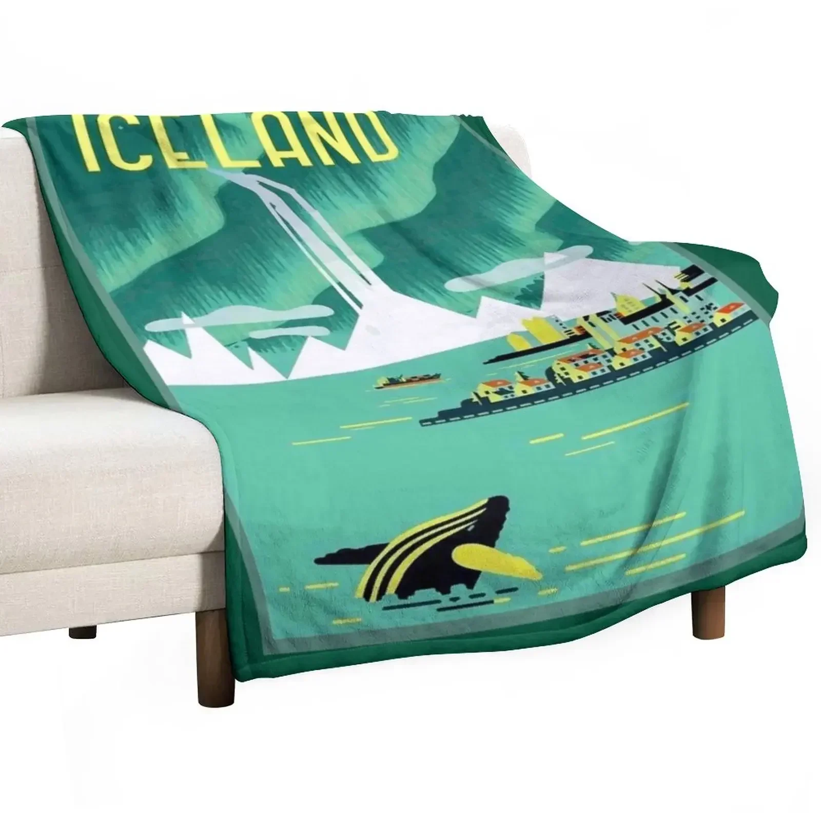 ICELAND : Vintage Travel and Tourism Advertising Print Throw Blanket Personalized Gift for sofa Warm Blankets
ICELAND : Vintage Travel and Tourism Advertising Print Throw Blanket Personalized Gift for sofa Warm Blankets