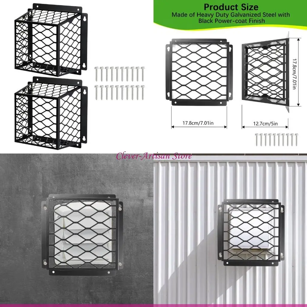 E06B 2 шт. Крышка вентиляционных отверстий сушилки из углеродистой стали Вентиляционная клетка для птиц Прочная
E06B 2 шт. Крышка вентиляционных отверстий сушилки из углеродистой стали Вентиляционная клетка для птиц Прочная