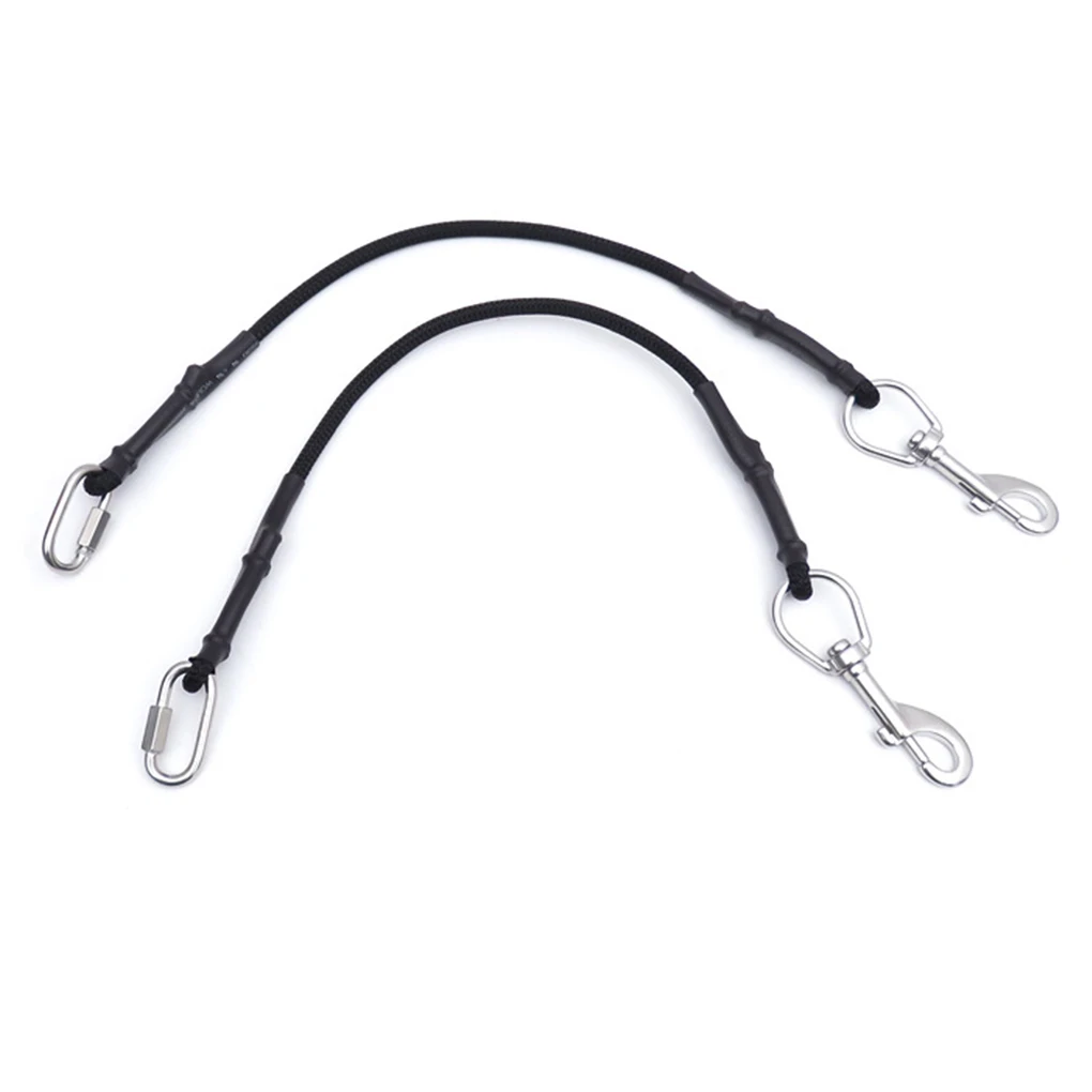 2pcs Scuba Diving Sidemount Bungees Kit Wear-resistant Snap Hook Outdoor Sports Rigging Underwater Tank Loose Cable
2pcs Scuba Diving Sidemount Bungees Kit Wear-resistant Snap Hook Outdoor Sports Rigging Underwater Tank Loose Cable